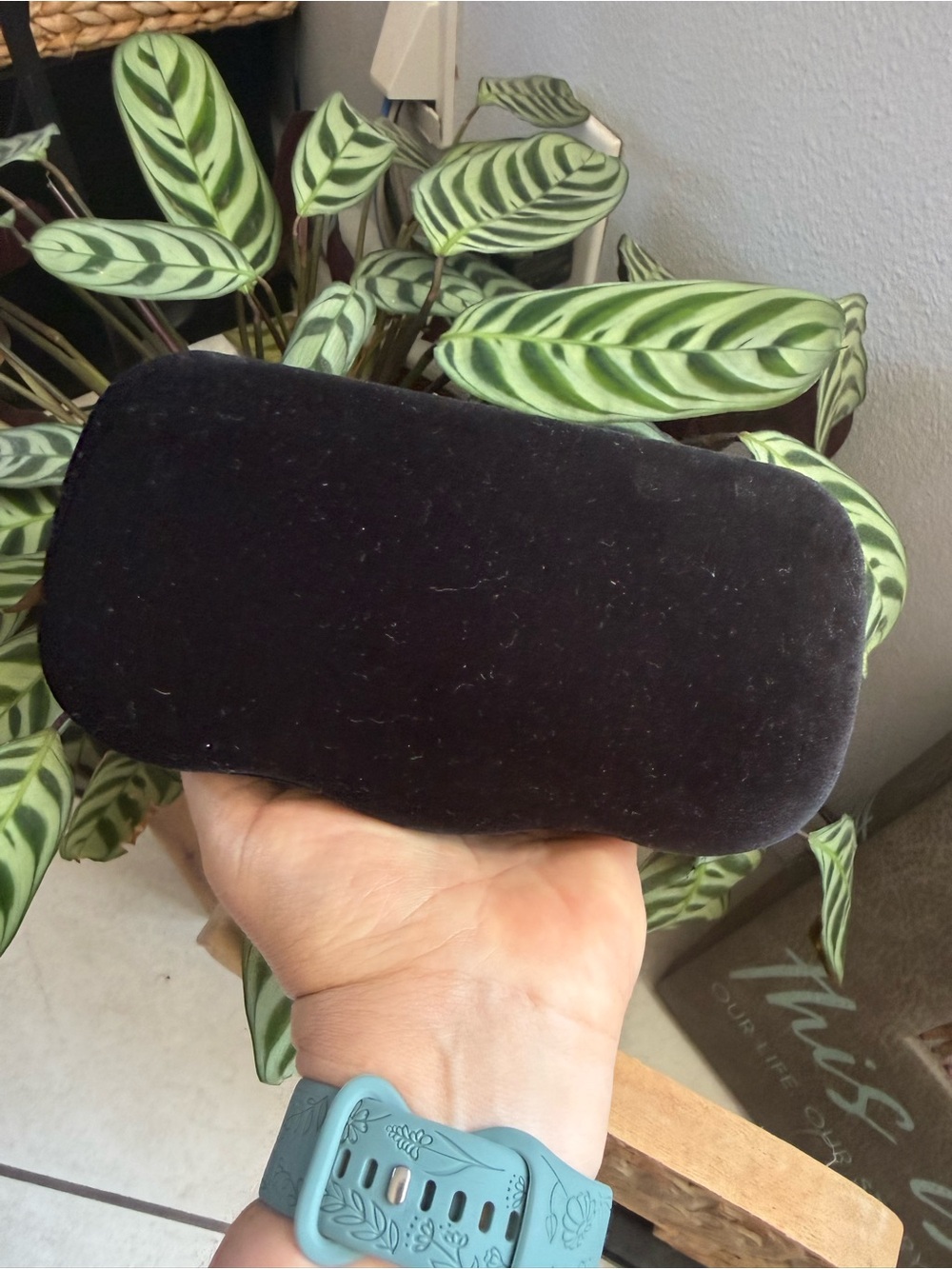 Gucci Black Velvet Sunglasses Case